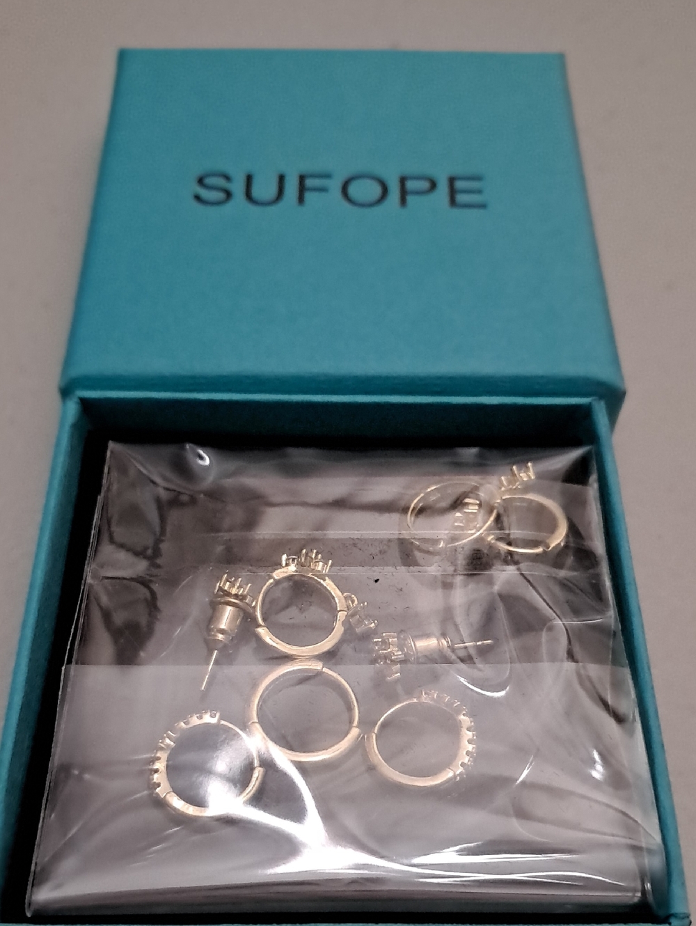Gold-Tone Women's Earring Set - 8-Piece